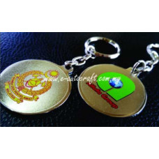 Key Chain Silver Matt   Semi Color Printing KC/SM_01